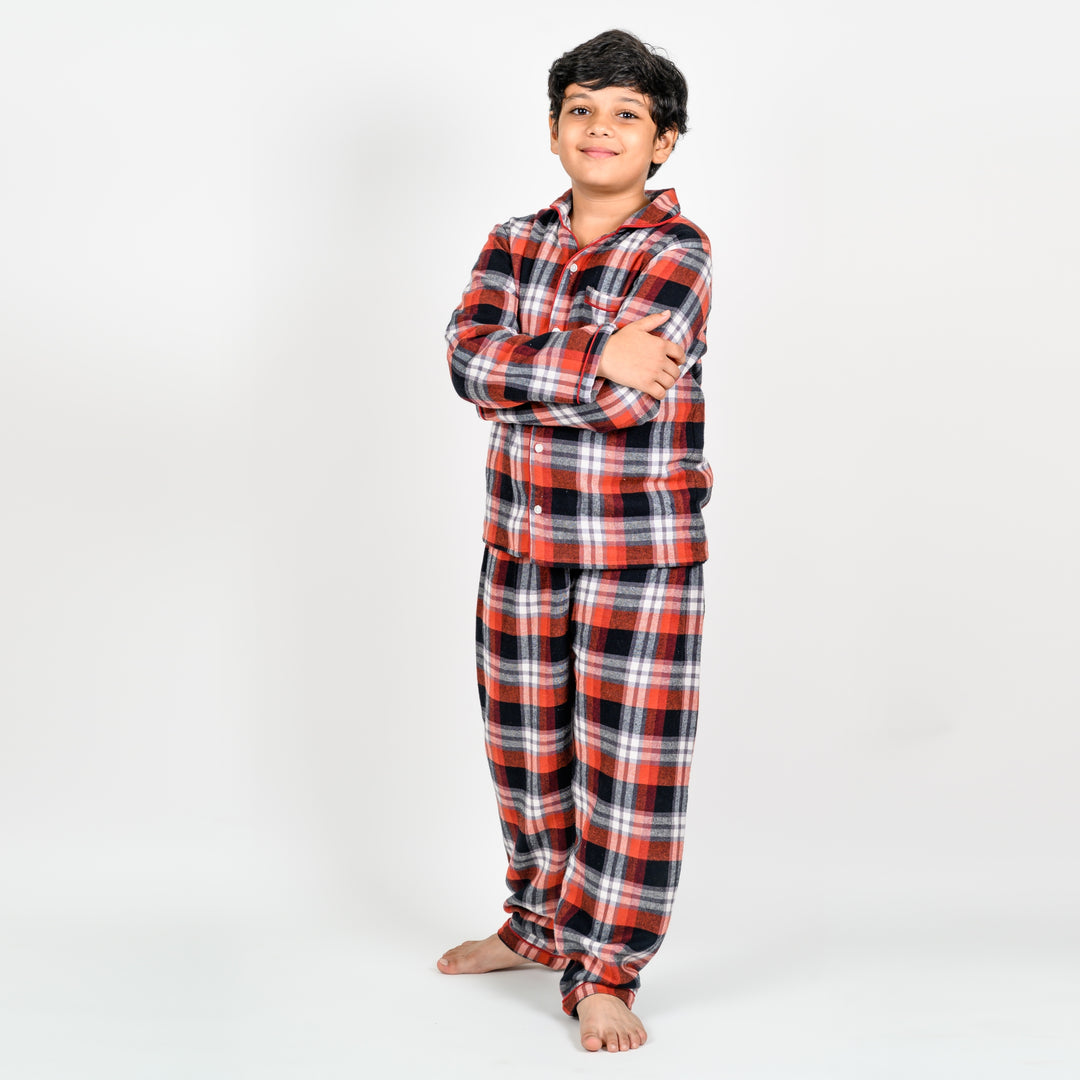 Oakland Plaid Winter Nightsuit