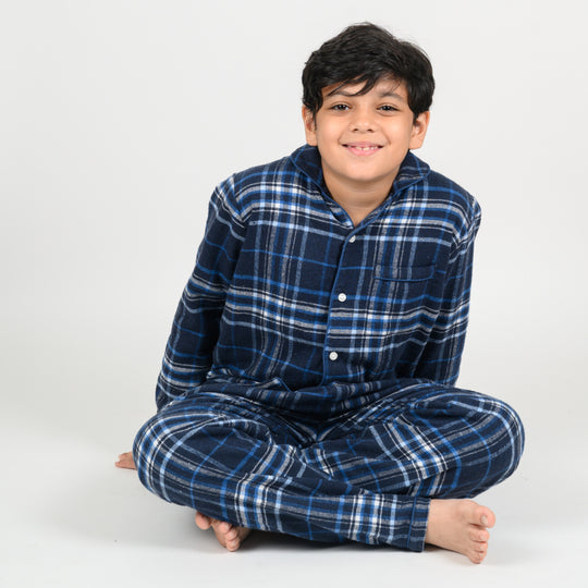 New York Plaid Winter Nightsuits