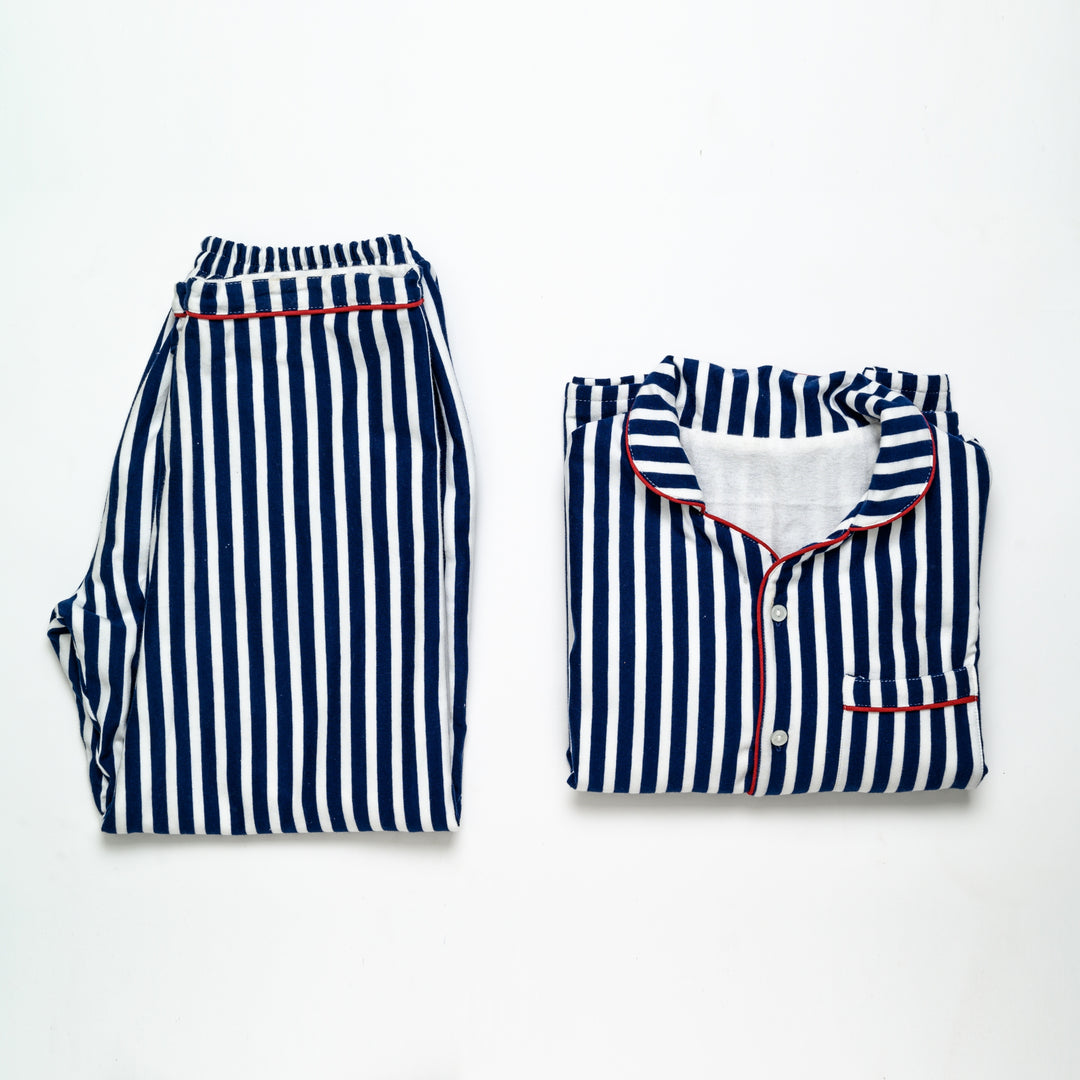 Connor Stripe Winter Nightsuit