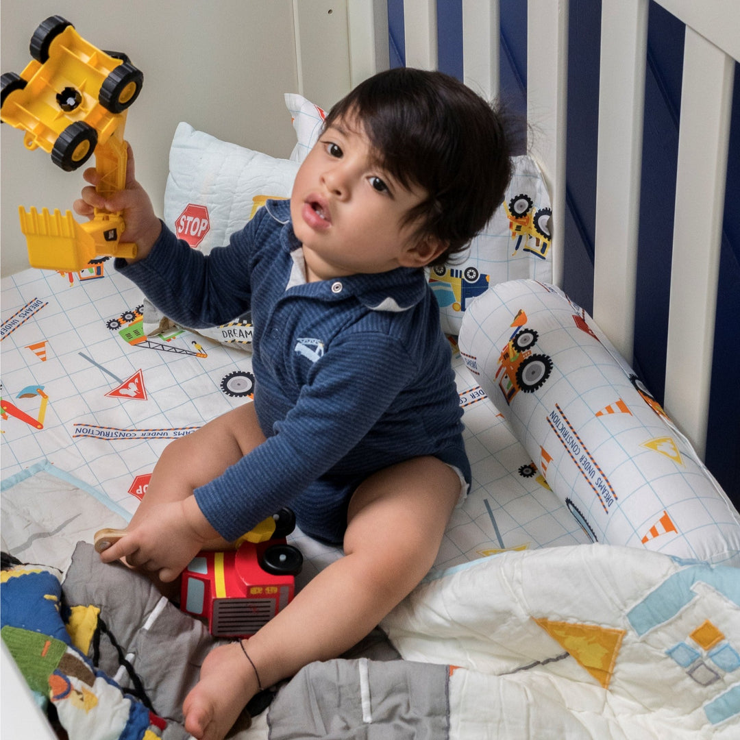 Dreams Under Construction Organic Cotton Bedding Set