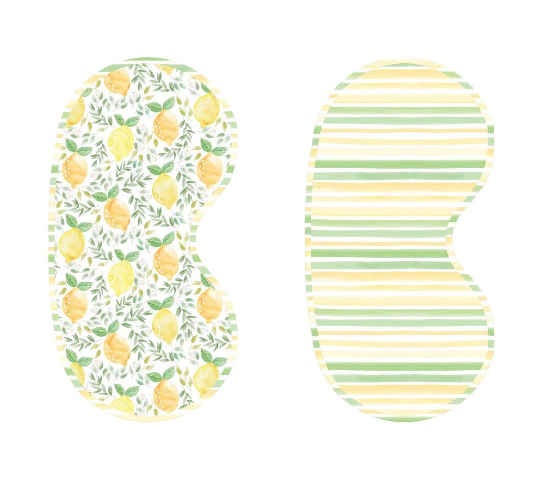 Lemon Crush XL Reversible Burpcloth