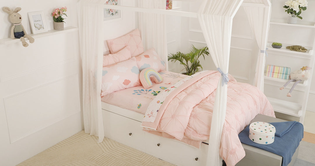 Eva Embroidered Organic Cotton Quilt