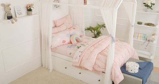 Eva Embroidered Organic Cotton Quilt