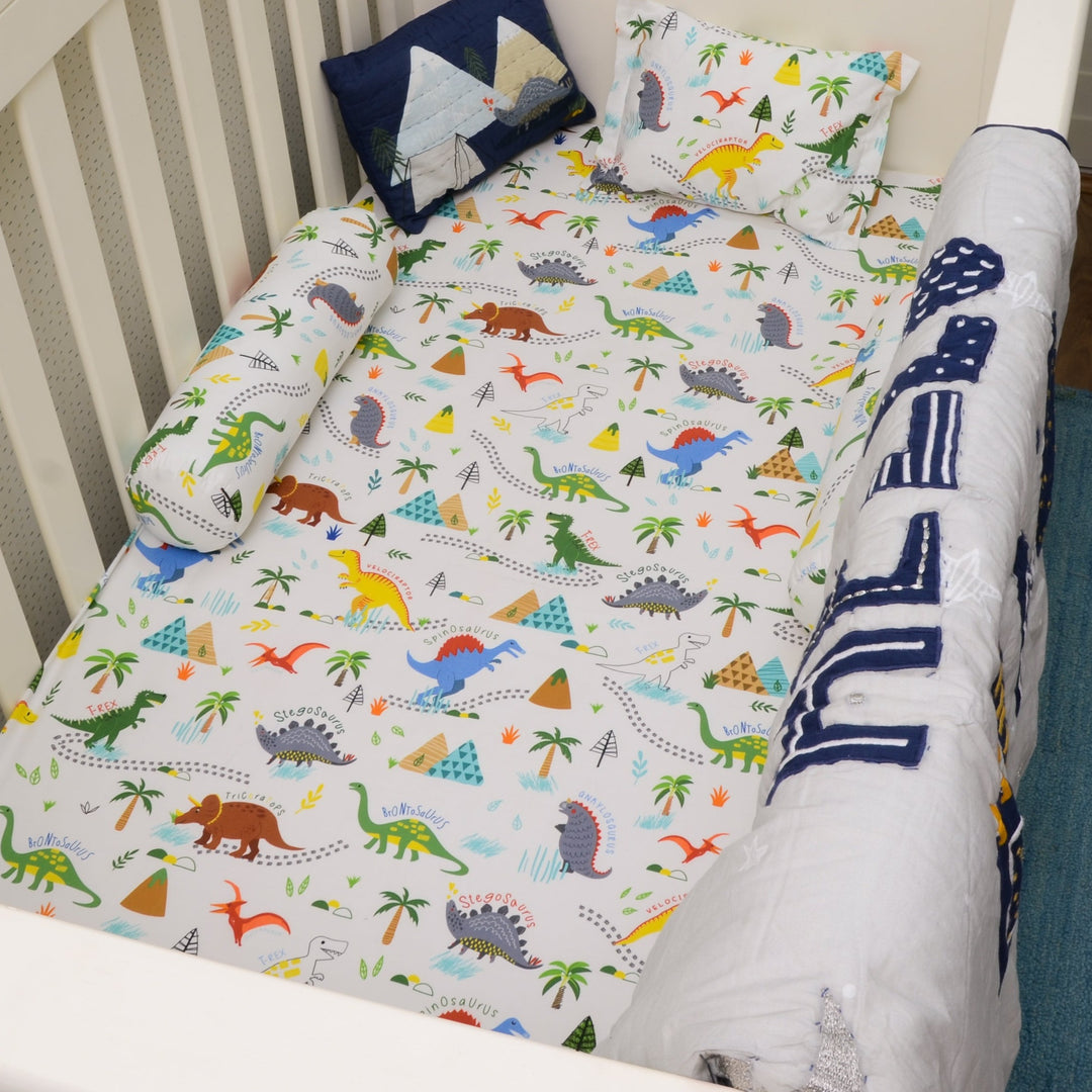 Dinosaur Park Organic Cotton Bedding Set