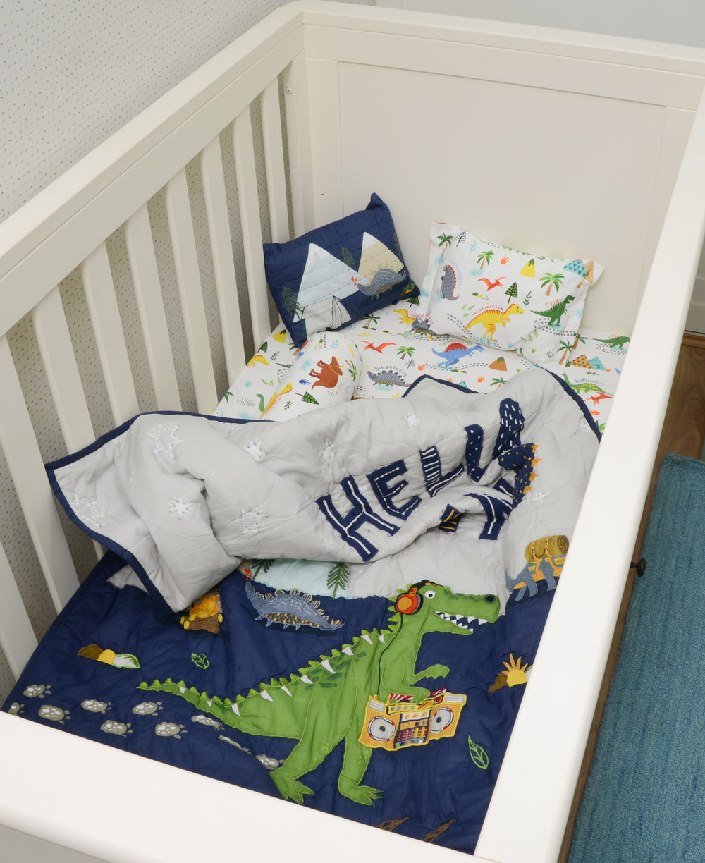 Dinosaur Park Organic Cotton Bedding Set