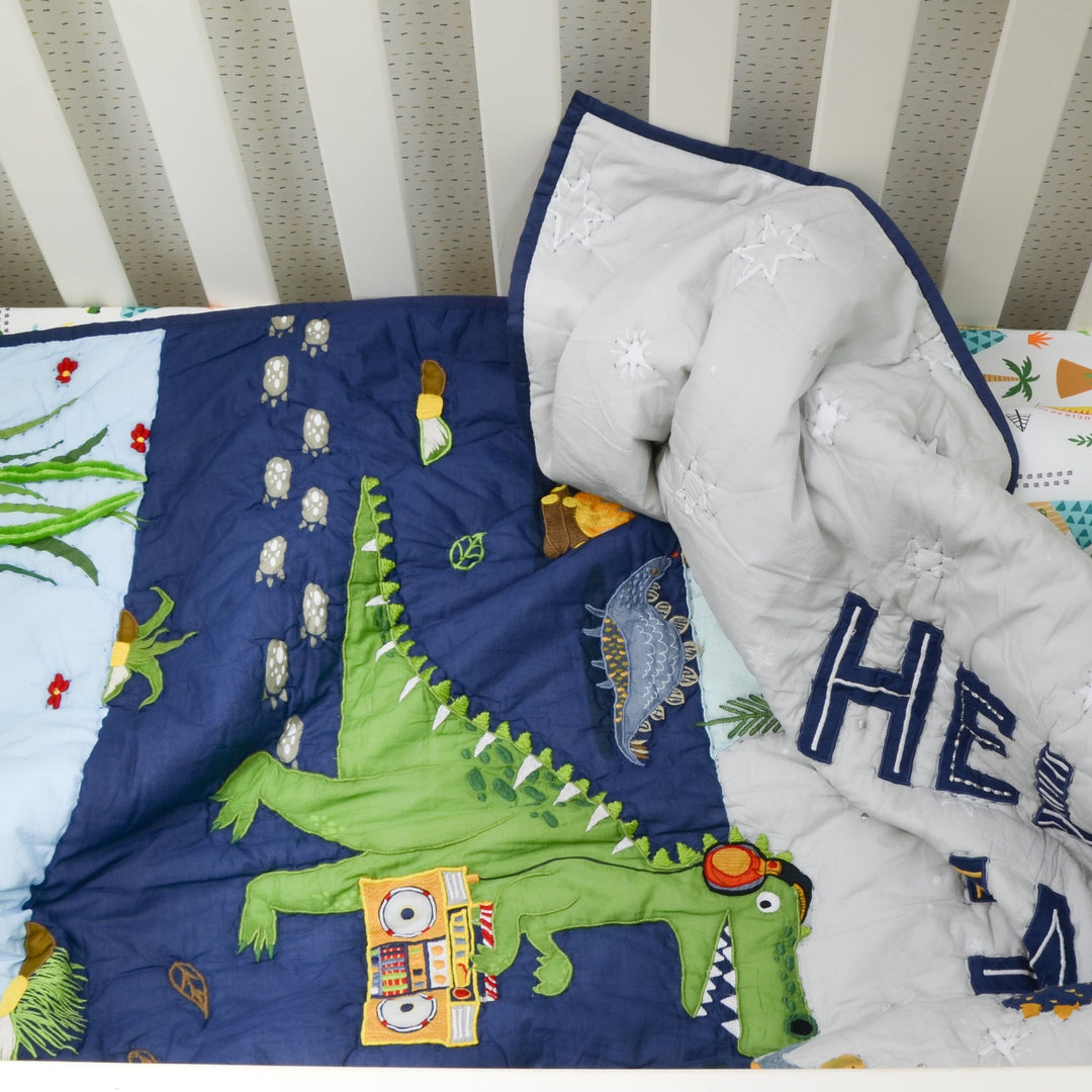 Dinosaur Park Organic Cotton Bedding Set