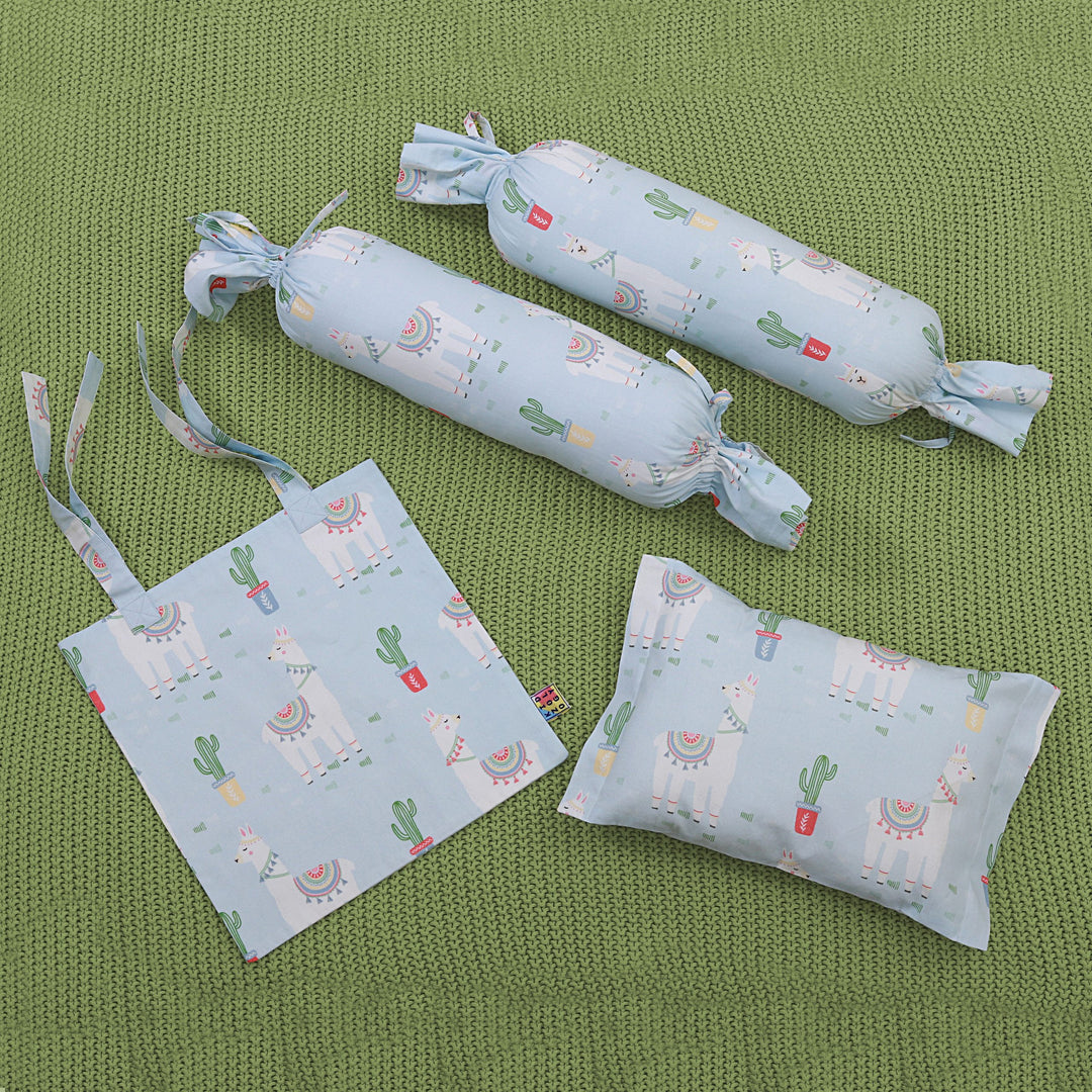Llama Mama Pillow, Bolster & Diaper Pouch Set