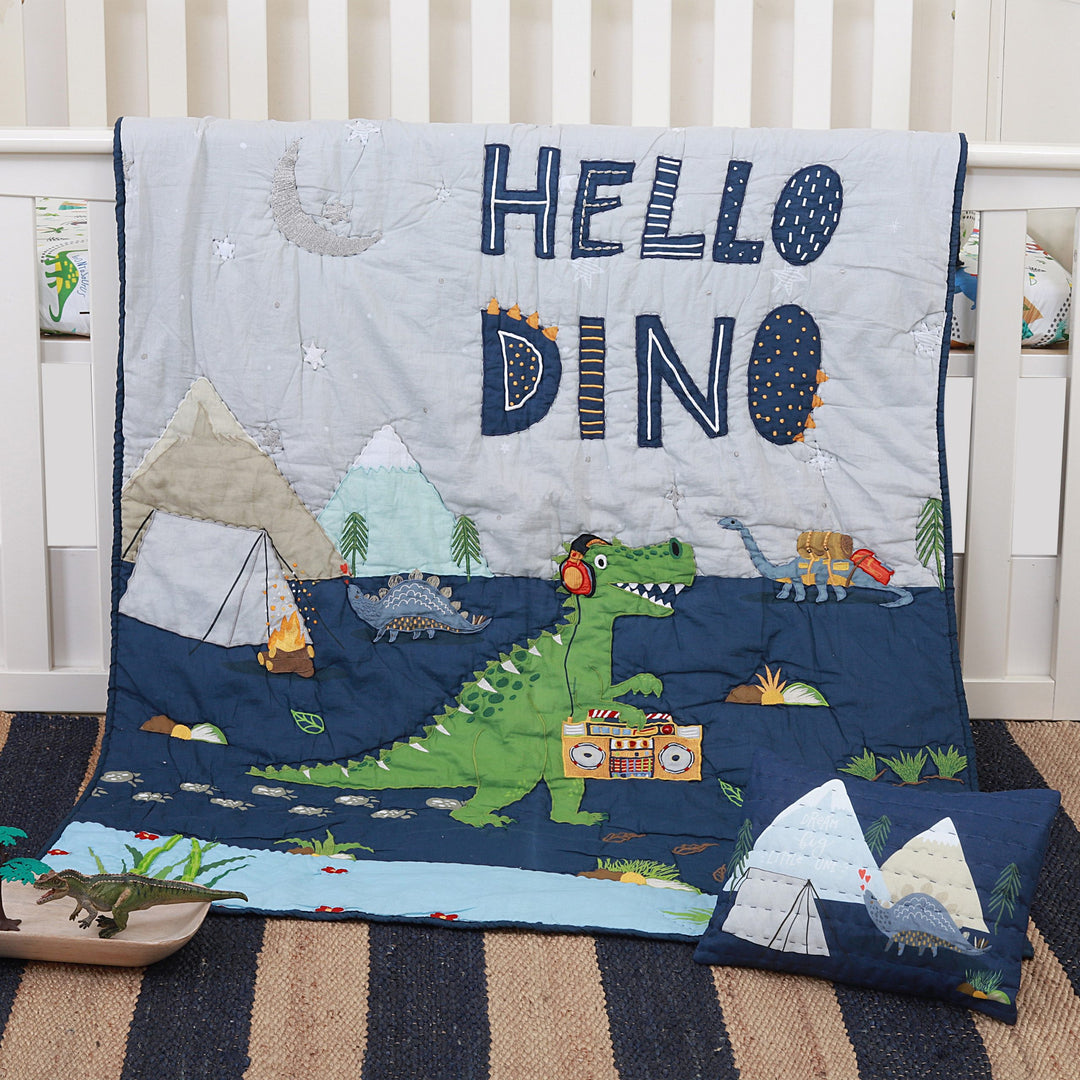 Dinosaur Park Organic Cotton Bedding Set