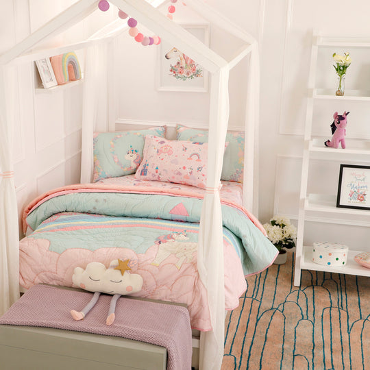 Unicorn Dreams Organic Cotton Quilt