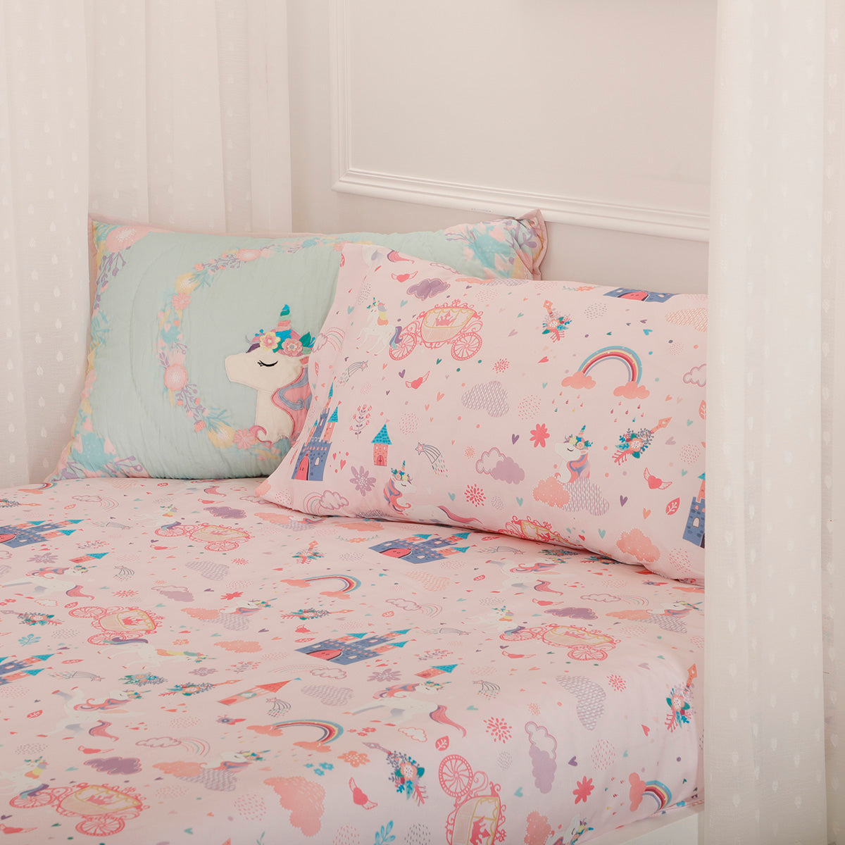 Unicorn Dreams Organic Cotton Bedsheet Set –