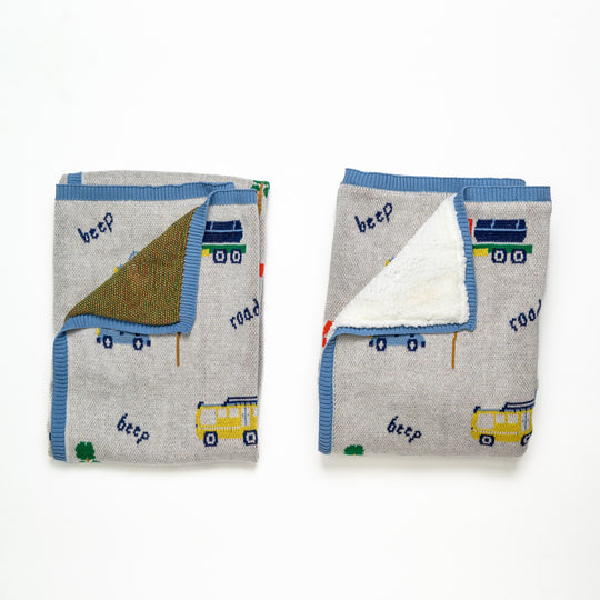 Transport Hub Organic Cotton Blanket