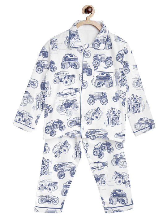Monster Truck Organic Cotton Nighsuit