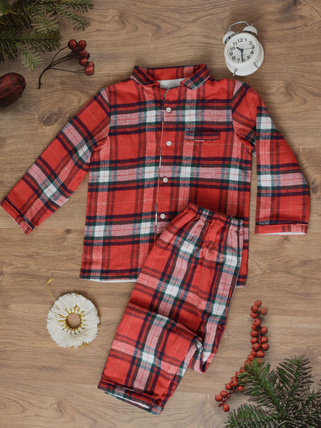 Scotland Red Winter Nightsuit