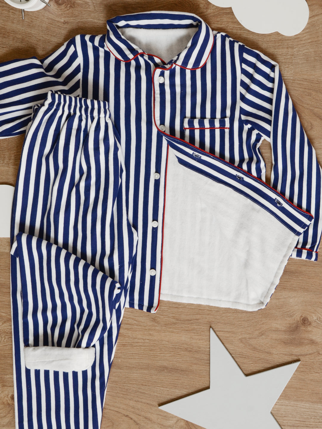 Connor Stripe Winter Nightsuit
