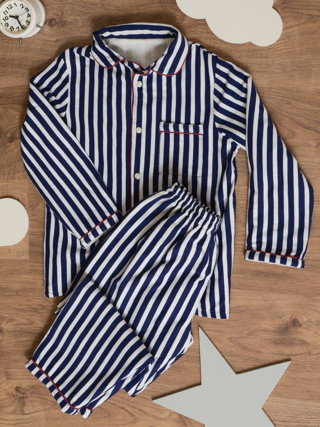 Connor Stripe Winter Nightsuit