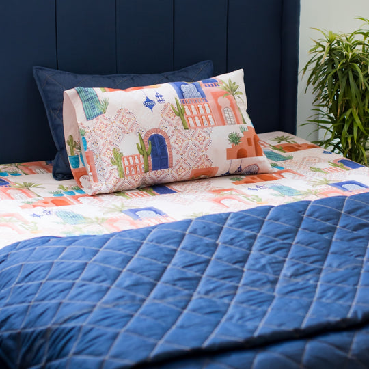 Verandah Organic Cotton Bedsheet Set