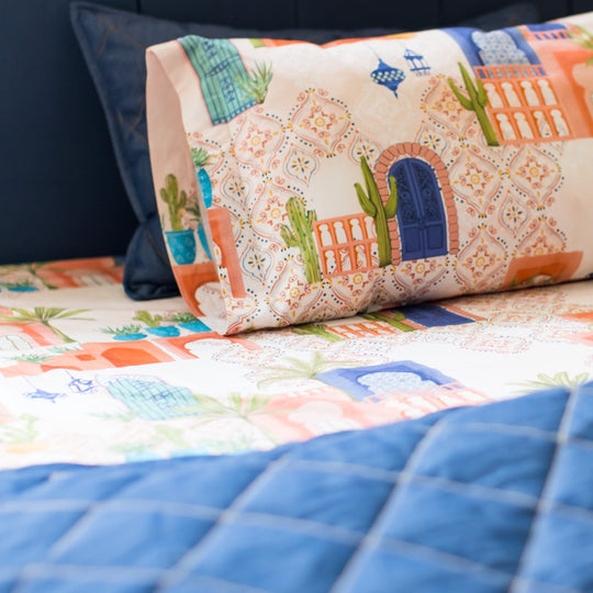 Verandah Organic Cotton Bedsheet Set