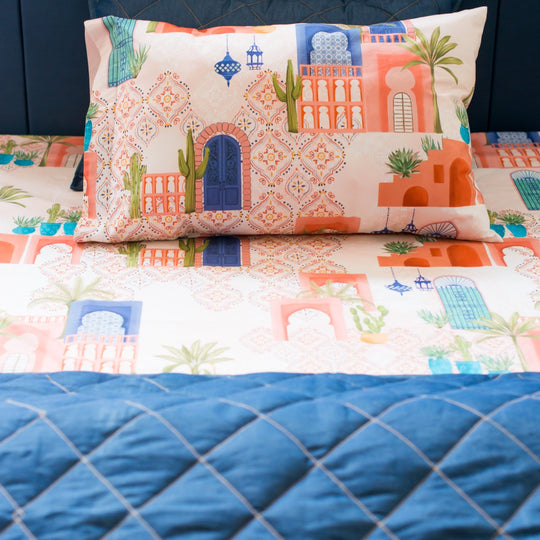 Verandah Organic Cotton Bedsheet Set