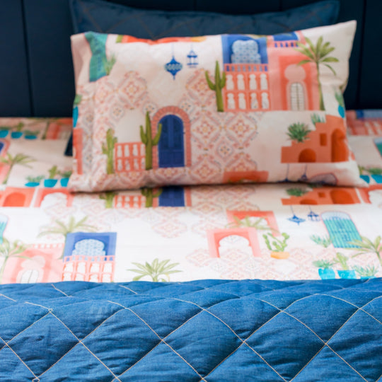 Verandah Organic Cotton Bedsheet Set