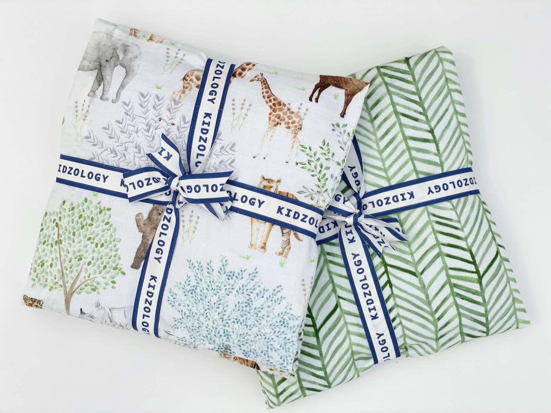Jungle Escapades Muslin Swaddles Set