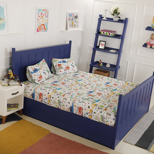 Crayon Frenzy Kids Organic Cotton Pillowcase