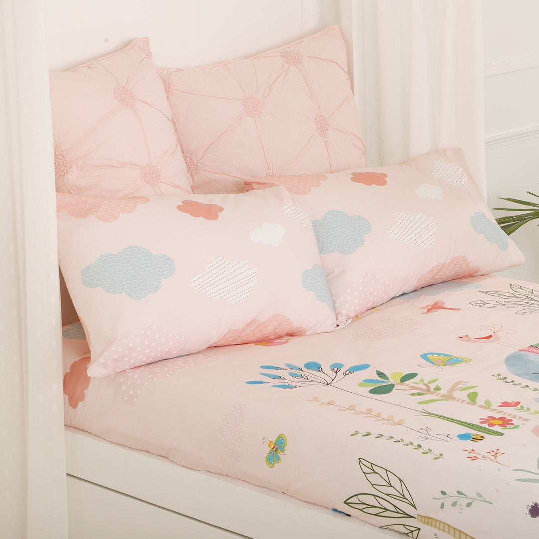 Ellie & Mommy Elephant Organic Pillowcase