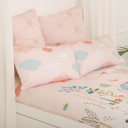 Ellie & Mommy Elephant Organic Pillowcase