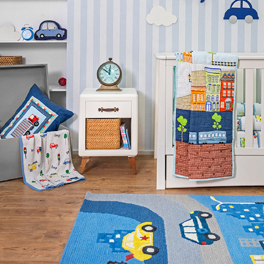 Transport Hub Organic Cotton Blanket