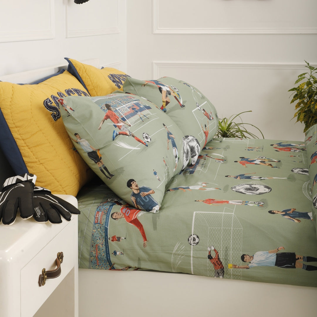 Football Mania Organic Cotton Bedsheet Set