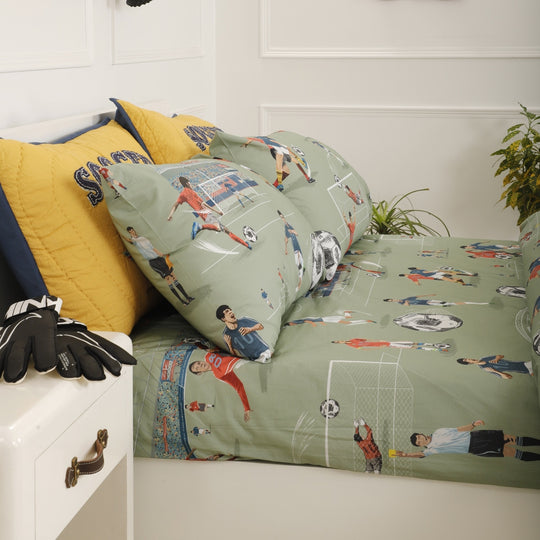 Football Mania Organic Cotton Bedsheet Set
