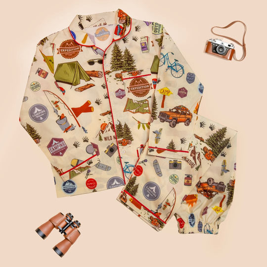Camping Trails Organic Cotton Nightsuit