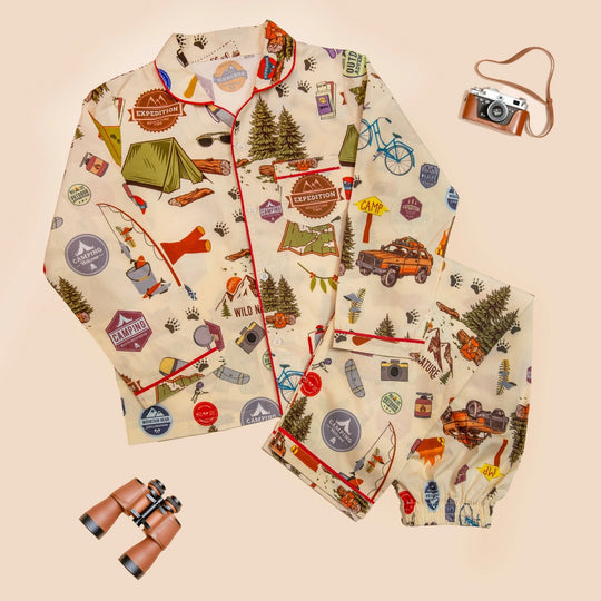 Camping Trails Organic Cotton Nightsuit