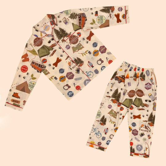 Camping Trails Organic Cotton Nightsuit