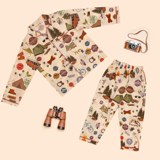 Camping Trails Organic Cotton Nightsuit