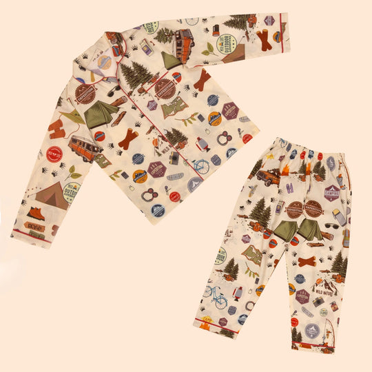 Camping Trails Organic Cotton Nightsuit