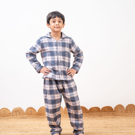 Manhattan 2.0 Winter Cotton Nightsuit- Boys