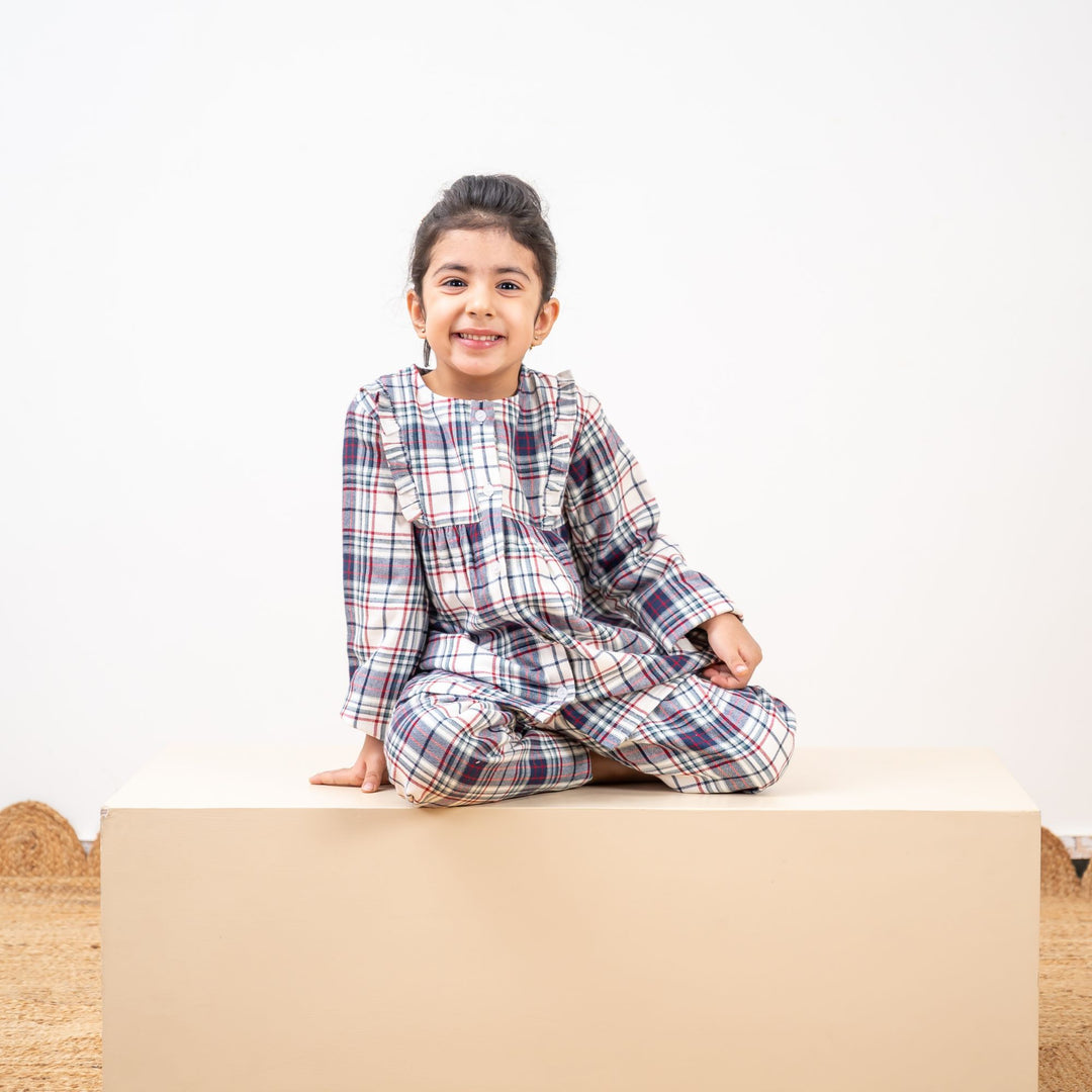 Oslo 2.0 Winter Cotton Nightsuit - Girls