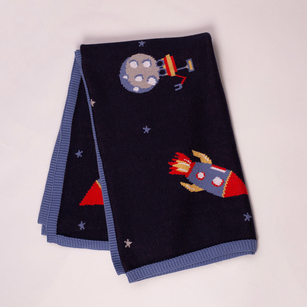 Space Adventures Organic Cotton Blanket