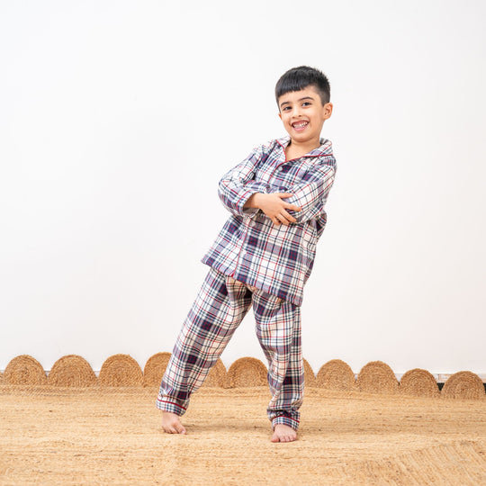 Oslo 2.0 Winter Cotton Nightsuit - Boys