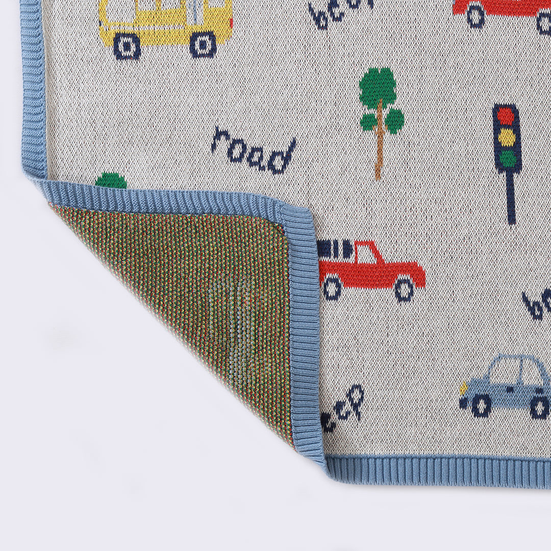 Transport Hub Organic Cotton Blanket