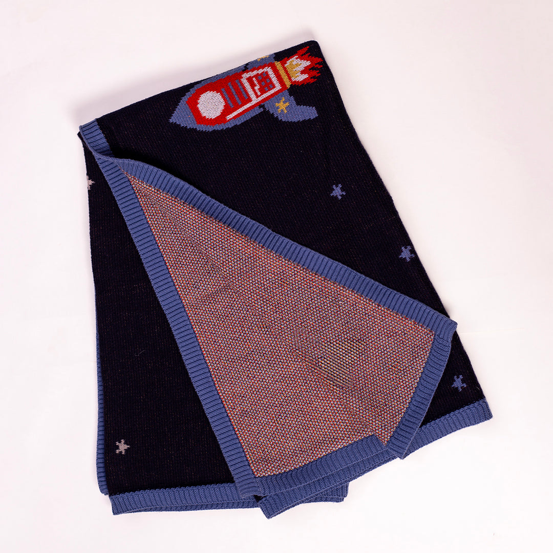 Space Adventures Organic Cotton Blanket