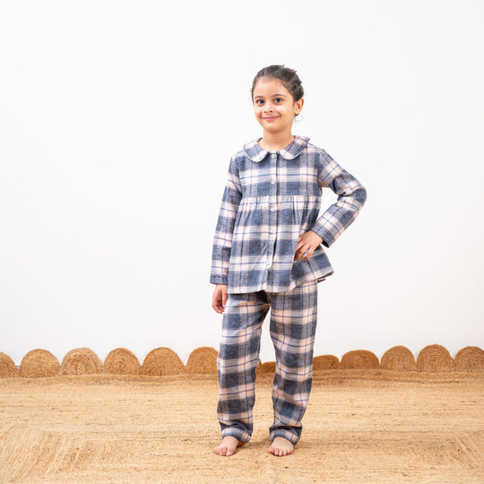 Manhattan 2.0 Winter Cotton Nightsuit- Girls