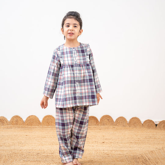 Oslo 2.0 Winter Cotton Nightsuit - Girls