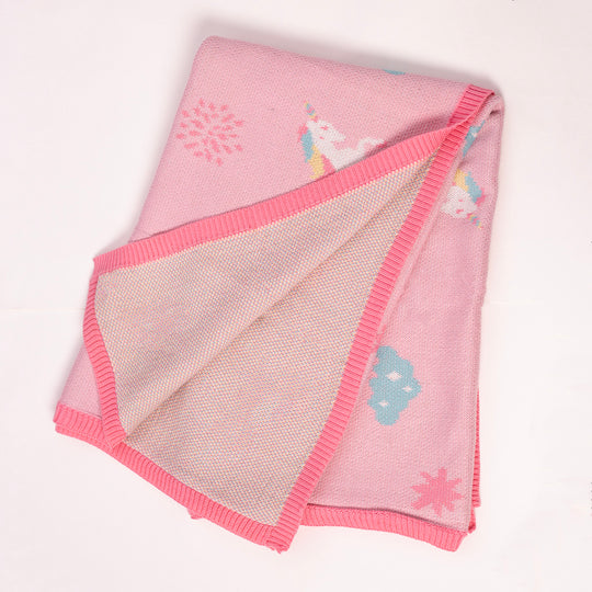 Unicorns Organic Cotton Blanket