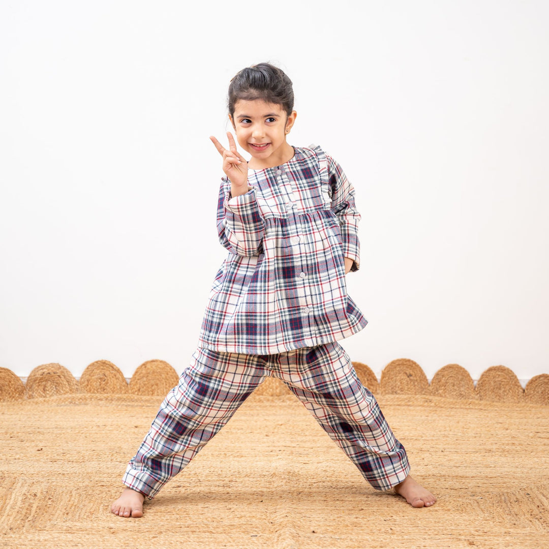 Oslo 2.0 Winter Cotton Nightsuit - Girls