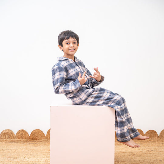 Manhattan 2.0 Winter Cotton Nightsuit- Boys