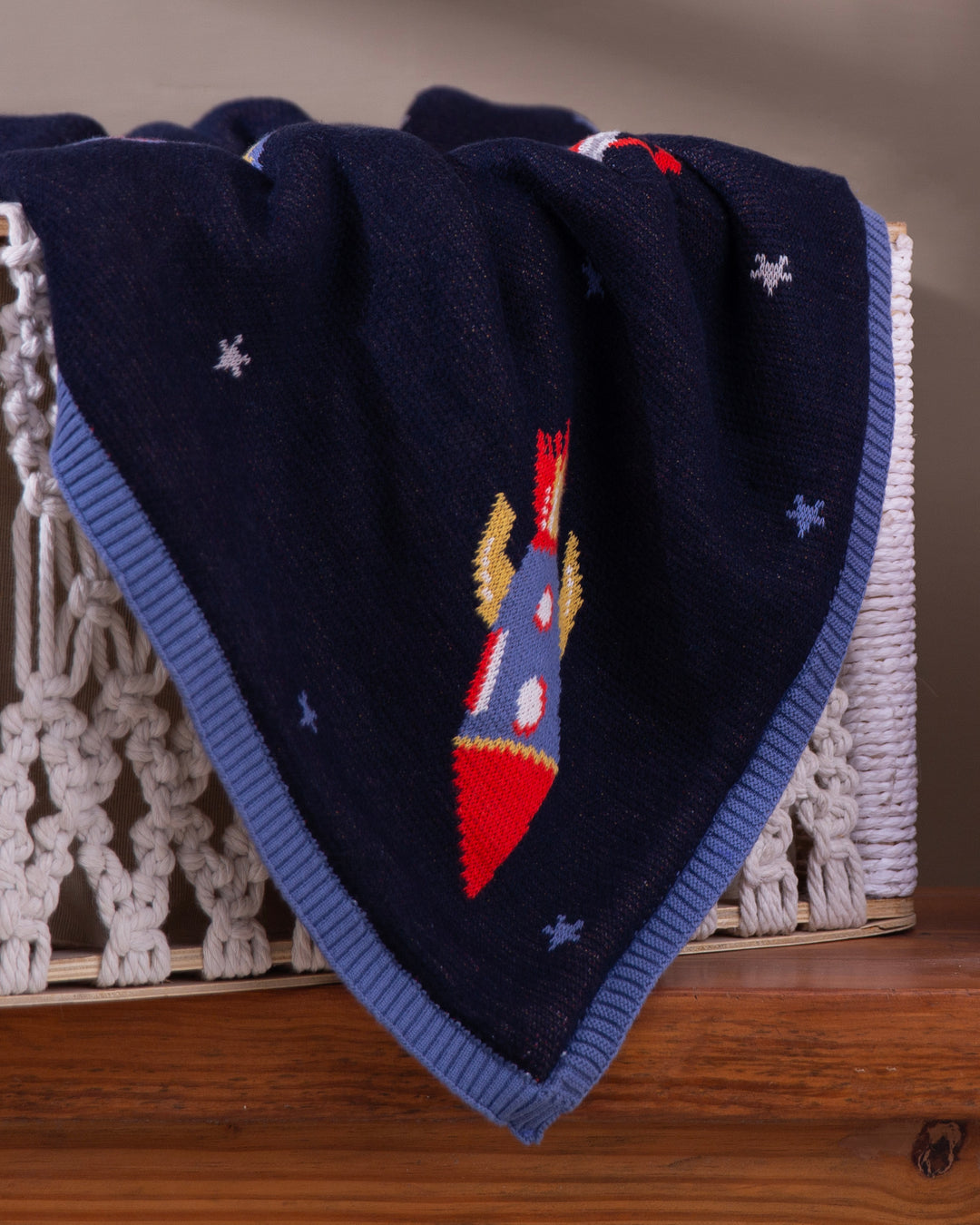 Space Adventures Organic Cotton Blanket