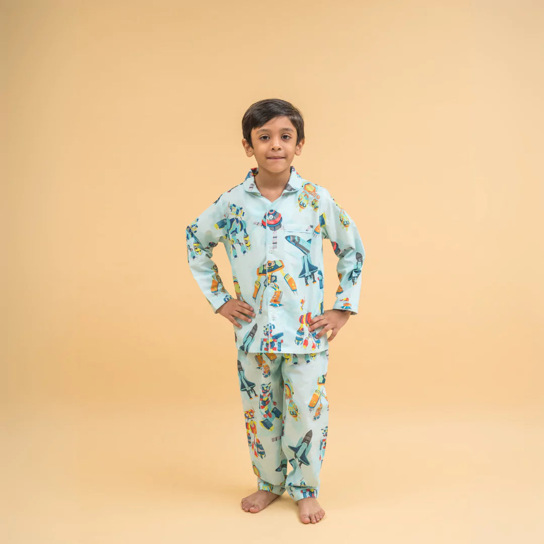 Fun with the Robots Organic Cotton Nighsuit