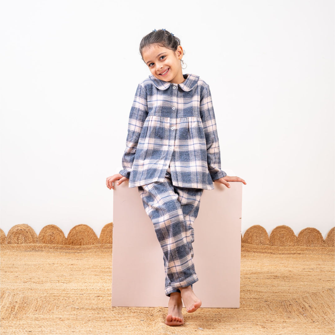 Manhattan 2.0 Winter Cotton Nightsuit- Girls