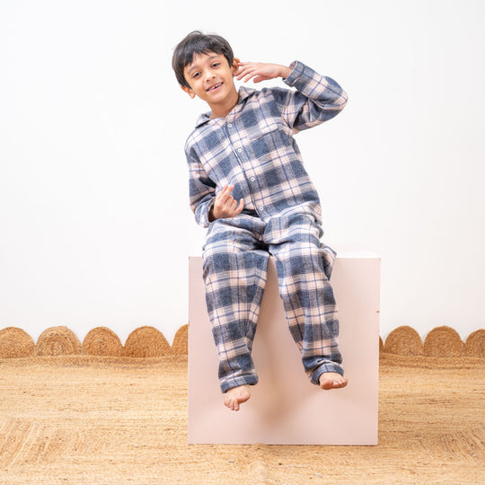 Manhattan 2.0 Winter Cotton Nightsuit- Boys